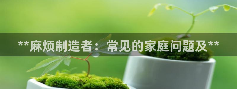 彩神vlll官方网：**麻烦制造者：常见的家庭问题及**