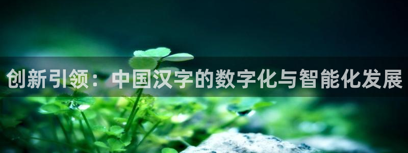 彩神Vll：创新引领：中国汉字的数字化与智能化发展
