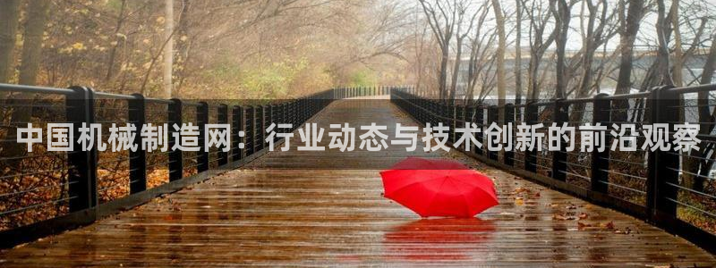 彩神赢的钱是哪里来的：中国机械制造网：行业动态与技术创新的前