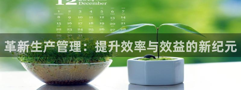 彩神是怎样一个平台：革新生产管理：提升效率与效益的新纪元